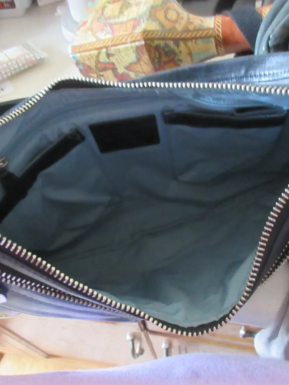 Cole Haan hobo bag black leather shoulder purse handbag